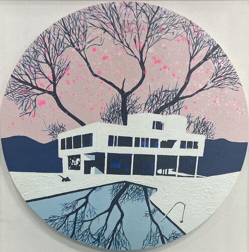 Architecture praise_Le Corbusier_Villa Savoye by ransoo kim, 絵画 for Sale on Singulart