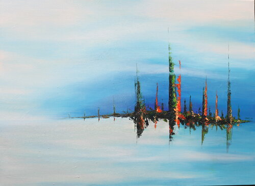 Radiant City_2017_02 de ransoo kim, Pintura a la venta en Singulart