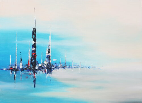 Radiant City 2017_03 par ransoo kim, Peinture en vente sur Singulart