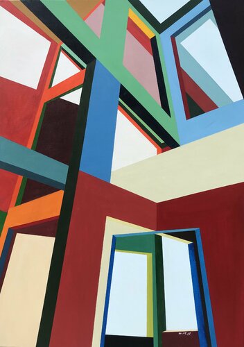 Architectural Space_Structure #3 by ransoo kim, 회화 for Sale on Singulart