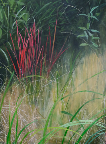 September Garden by Christine Cousineau, Painting for Sale on Singulart