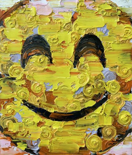 Rosy Smile 021 di Joong-hyun Park, Pittura in vendita su Singulart
