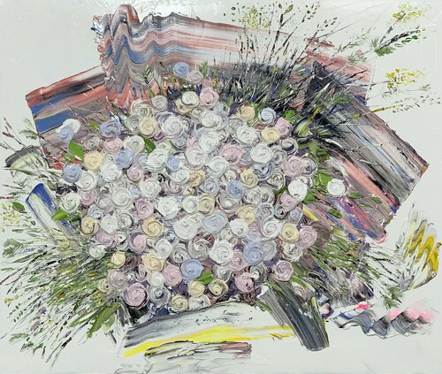 Rose SessionsⅢ-033(fleurs dans la vie) par Joong-hyun Park, Peinture en vente sur Singulart