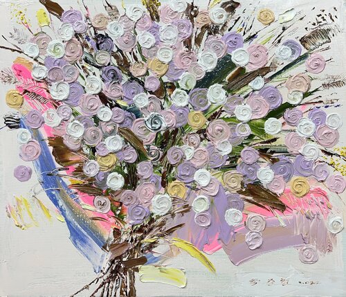 Rose in Life de Joong-hyun Park, Pintura a la venta en Singulart