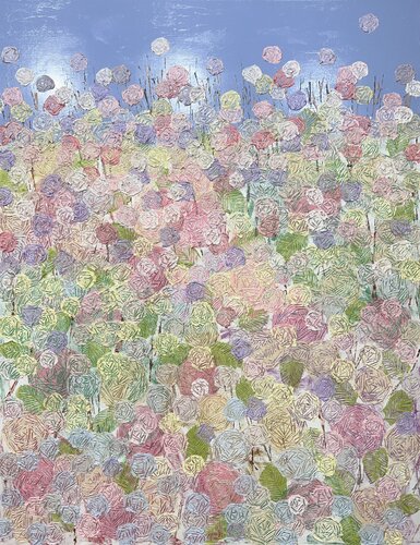 Rose in Life_nice windy day par Joong-hyun Park, Peinture en vente sur Singulart