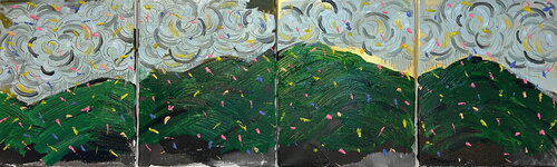 that simple pleasure_Rhythmical, stricter and freer par Joong-hyun Park, Peinture en vente sur Singulart