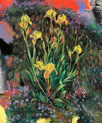 Iris, Drawing is still the answer de Joong-hyun Park, Pintura a la venta en Singulart