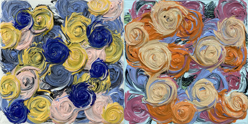 Rose in Life 34, 43 de Joong-hyun Park, Pintura a la venta en Singulart