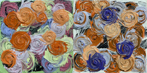 Rose in Life 44, 46 di Joong-hyun Park, Pittura in vendita su Singulart