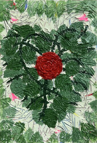 Loving rose par Joong-hyun Park, Peinture en vente sur Singulart
