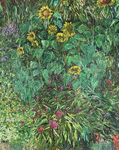 Flowers flow, before this feeling disappears Painting par Joong-hyun Park, Peinture en vente sur Singulart