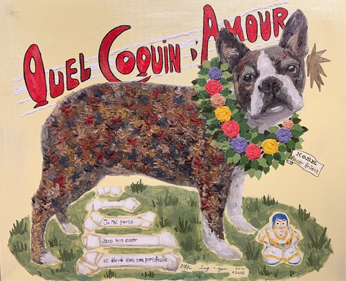 quel coquin d'amour (such a mischievous little love) von Joong-hyun Park, Malerei kaufen auf Singulart