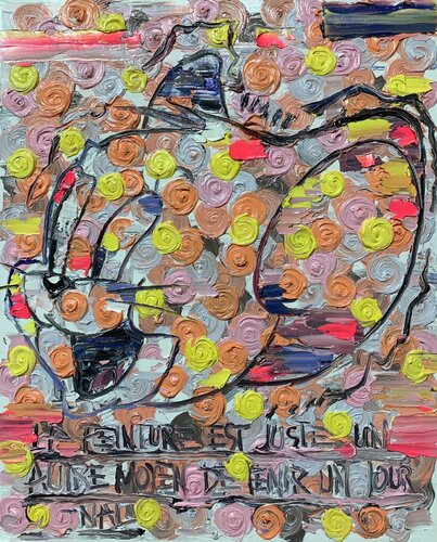 Rosy Smile 004 by Joong-hyun Park, Painting for Sale on Singulart