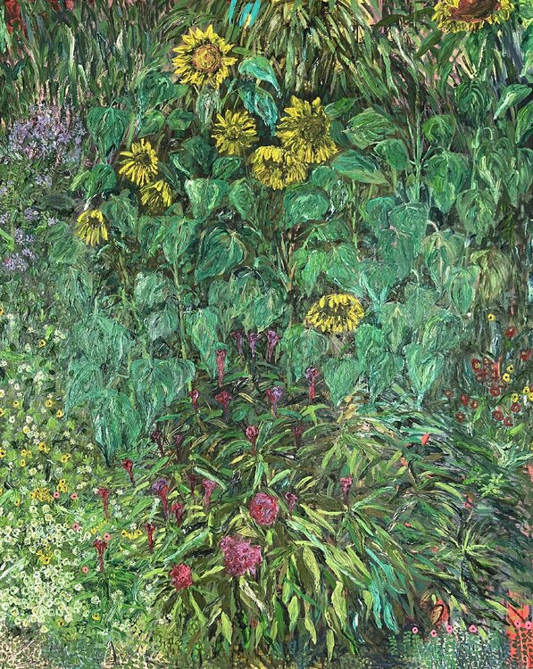 Flowers flow, before this feeling disappears Painting Joong-hyun Park