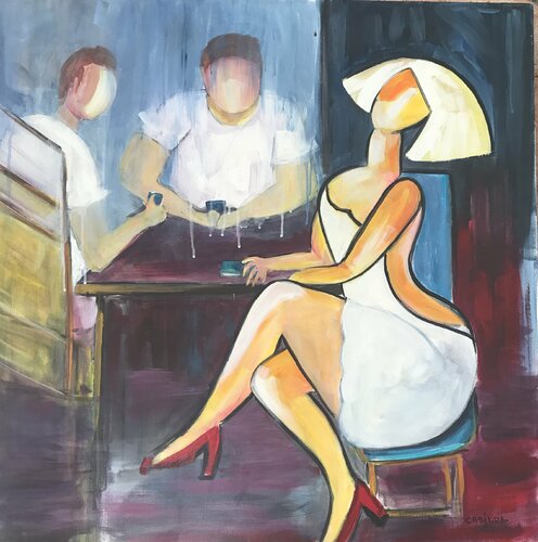 Le temps moderne by Rosa Casilda Dedieu, Painting for Sale on Singulart