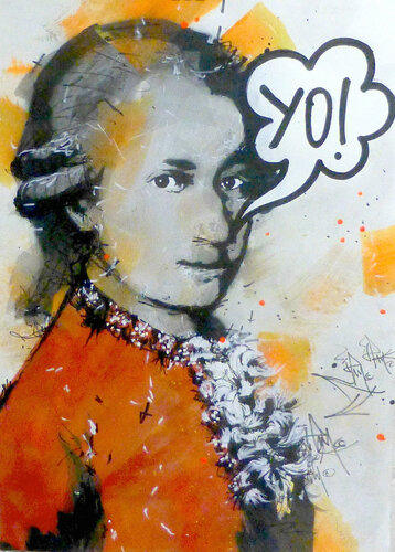 YO! Mozart by Jp Malot, 종이 for Sale on Singulart