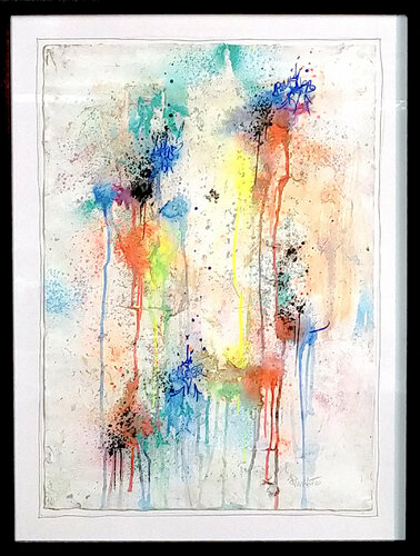 PARIS VITRY ASTRACT van Jp Malot, Werk op papier te koop op Singulart