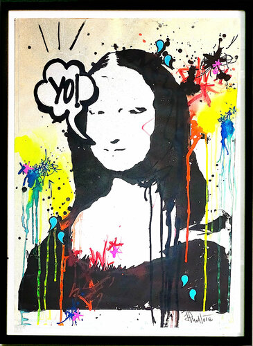 MONA LISA 2019 par Jp Malot, Œuvre sur papier en vente sur Singulart