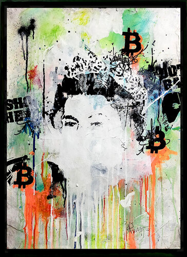 UK Queen Elisabeth ! 2022 by Jp Malot, Work on Paper for Sale on Singulart