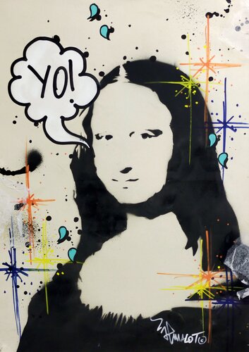 MONA LISA di Jp Malot, Opera su carta in vendita su Singulart