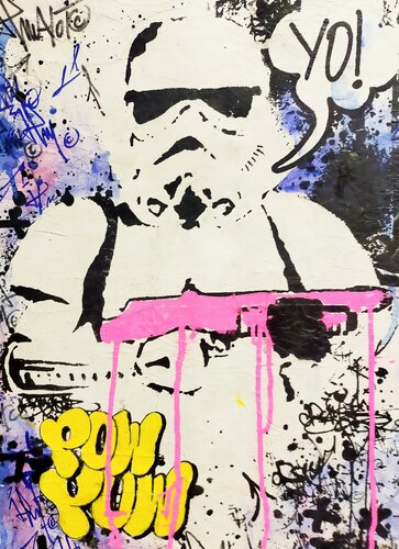 Stormtrooper de rues par Jp Malot, Œuvre sur papier en vente sur Singulart