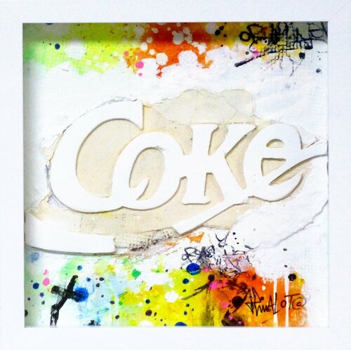 COKE SCULPTURE by Jp Malot, 종이 for Sale on Singulart
