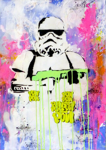 STORMTROOPER GREEN 2020 by Jp Malot, Work on Paper for Sale on Singulart