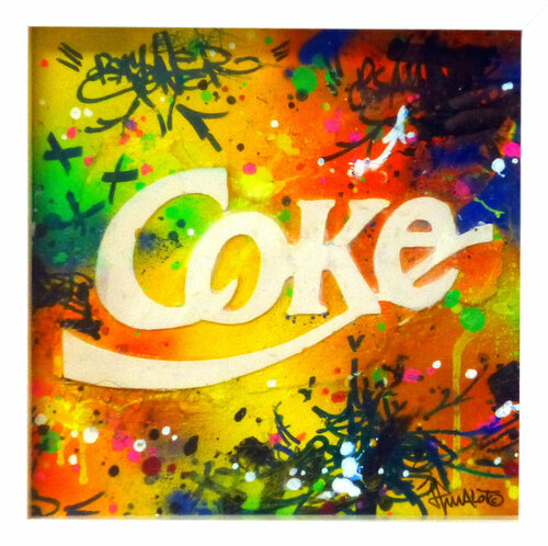 COKE BRUT - DESTRUCT (unique)  2020 by Jp Malot, 종이 for Sale on Singulart