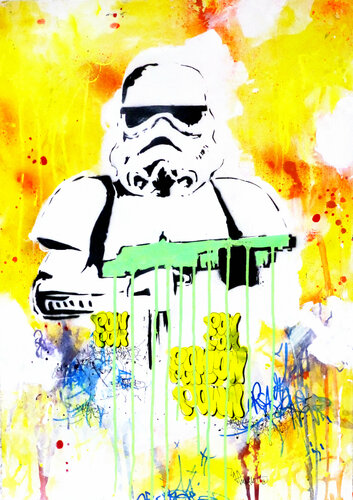 STORMTROOPER GREEN 2020 by Jp Malot, 종이 for Sale on Singulart