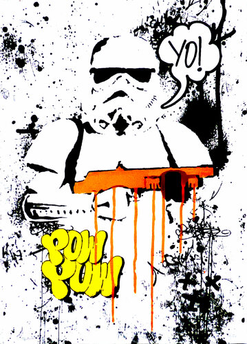 Trooper Orange. Edition signed,numered by artist. by Jp Malot, Work on Paper for Sale on Singulart