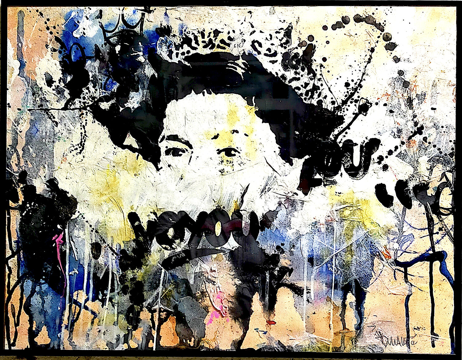 UK QUEEN ELIZABETH (original on #artvoyou 2022) Jp Malot Originalgemälde zu verkaufen