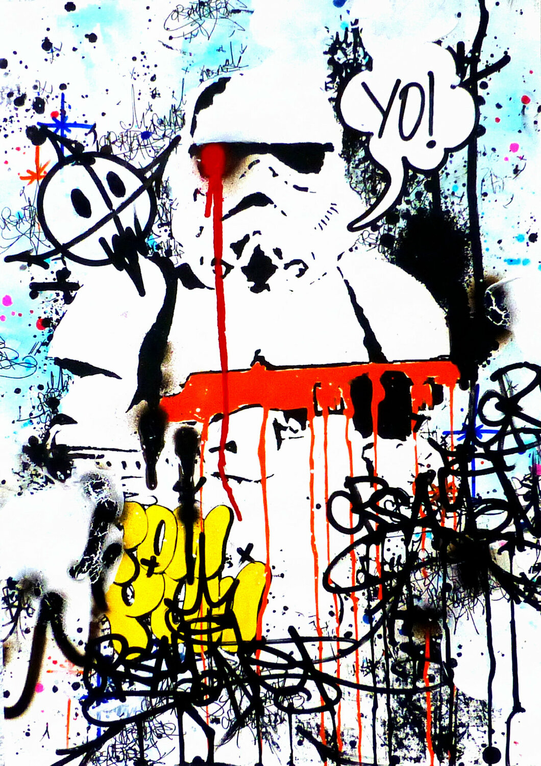 Trooper peinture sur Edition Hors série. Jp Malot Opera su carta in vendita