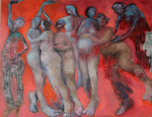 femmes van Laurence Pustoc’h, Schilderij te koop op Singulart