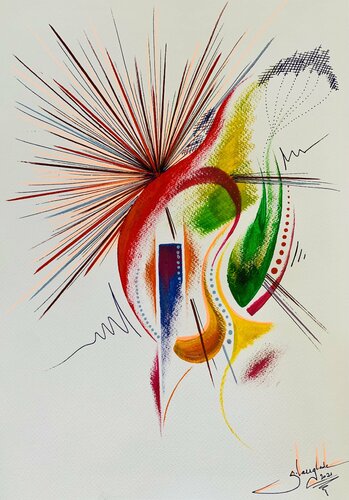 Zorey cosson by Sandrine Langlade, Work on Paper for Sale on Singulart