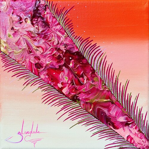 Impressions texturées 2 by Sandrine Langlade, 油畫 for Sale on Singulart