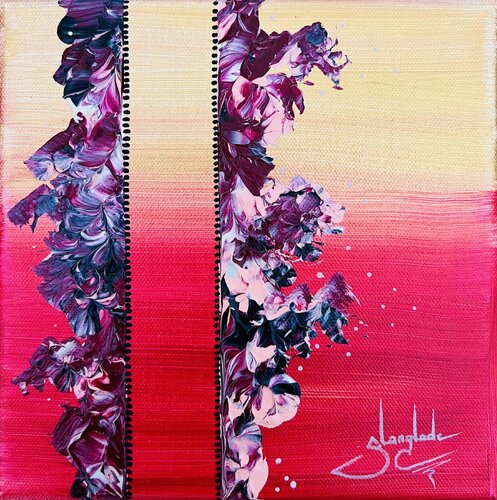 Impressions texturées 4 by Sandrine Langlade, 油畫 for Sale on Singulart