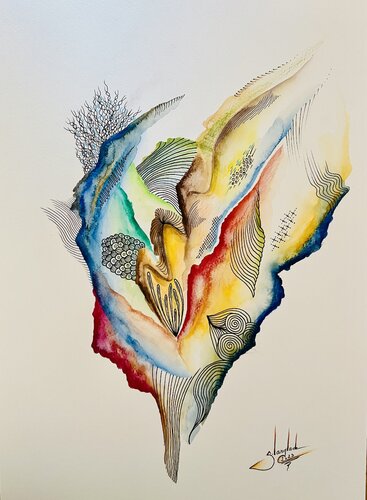 Pianissimo di Sandrine Langlade, Pittura in vendita su Singulart