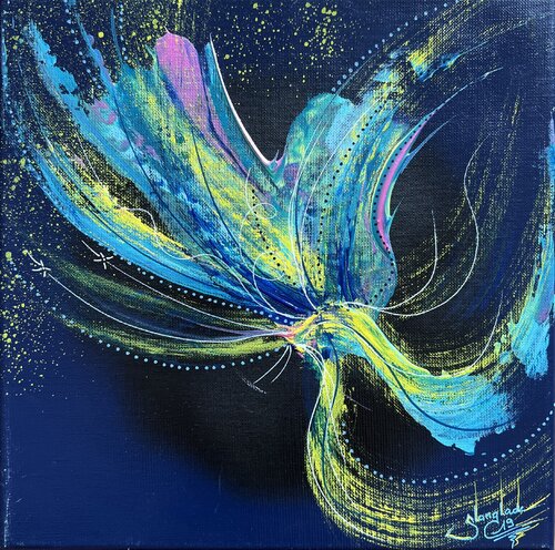 Envolée lyrique 16 by Sandrine Langlade, 油畫 for Sale on Singulart