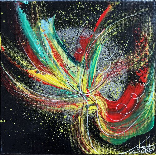 Envolée lyrique 15 by Sandrine Langlade, 油畫 for Sale on Singulart