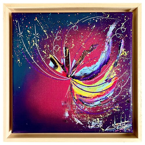 Envolée lyrique 1 van Sandrine Langlade, Schilderij te koop op Singulart