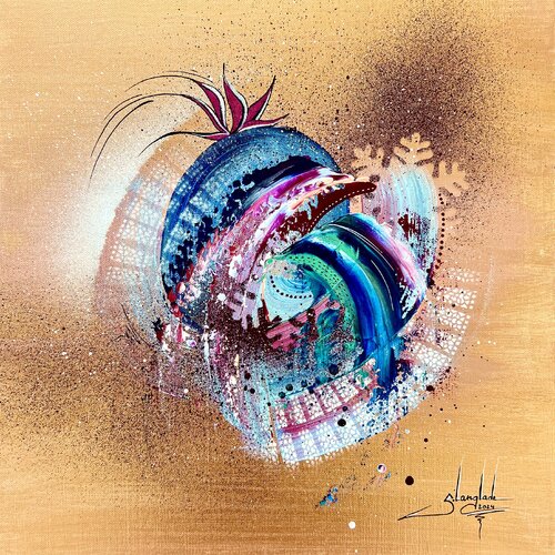 La Valse des saisons di Sandrine Langlade, Pittura in vendita su Singulart