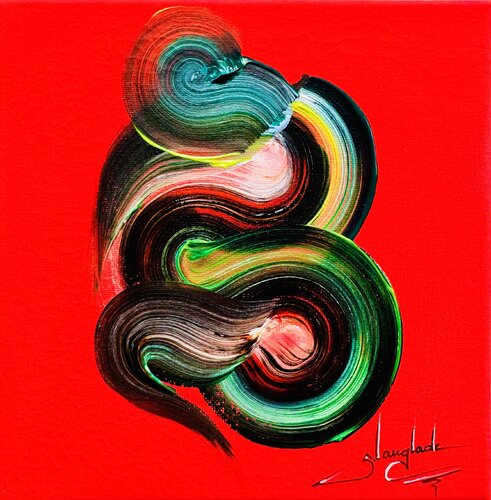 Spirale chromatique 1 Sandrine Langlade