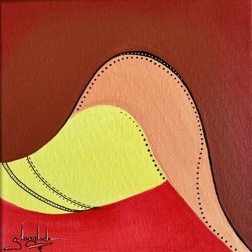 Itinéraires chromatiques 3 by Sandrine Langlade, 油畫 for Sale on Singulart