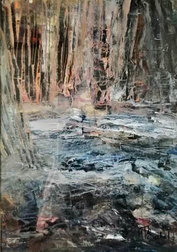 Sous bois van Marie T. Roche, Werk op papier te koop op Singulart