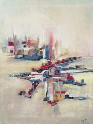 Impressions urbaines by Marie T. Roche, 회화 for Sale on Singulart