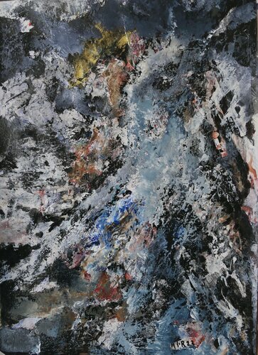 " La Faille ?" van Marie T. Roche, Werk op papier te koop op Singulart