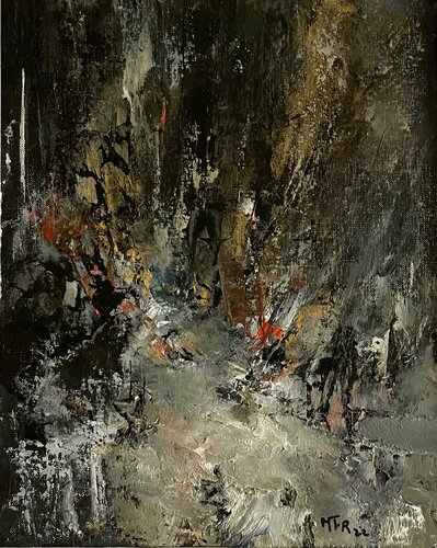 " Sous - bois 2 " van Marie T. Roche, Werk op papier te koop op Singulart