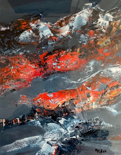 Magma by Marie T. Roche, 회화 for Sale on Singulart