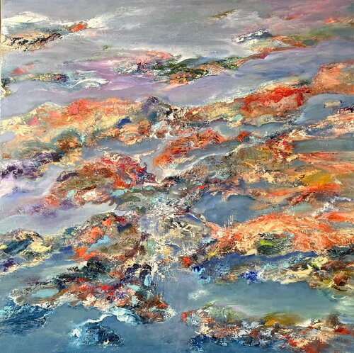 Rives et dérives by Marie T. Roche, 회화 for Sale on Singulart