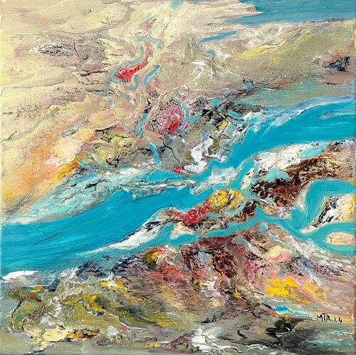 Au fil de l'eau 2 von Marie T. Roche, Malerei kaufen auf Singulart
